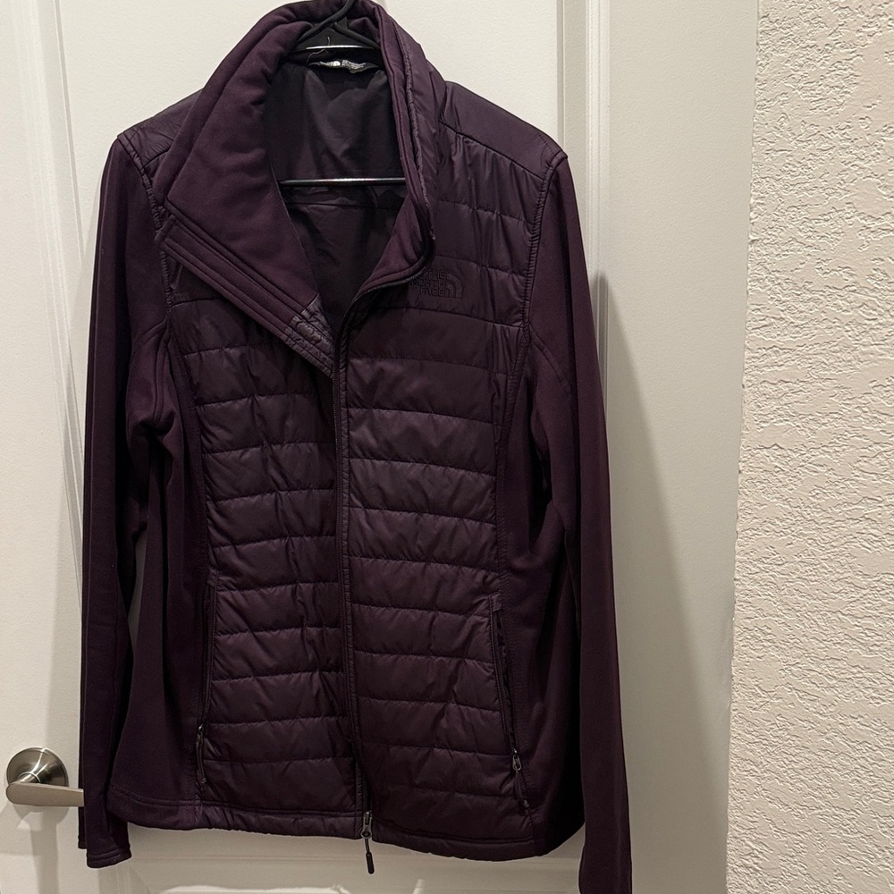 The North Face Women's Dark Purple Puffer Jacket